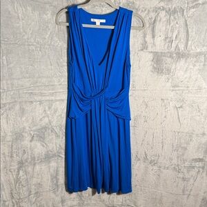 Boston Proper dress Vibrant Blue Sleeveless Dress size Medium lined‎ stretchy